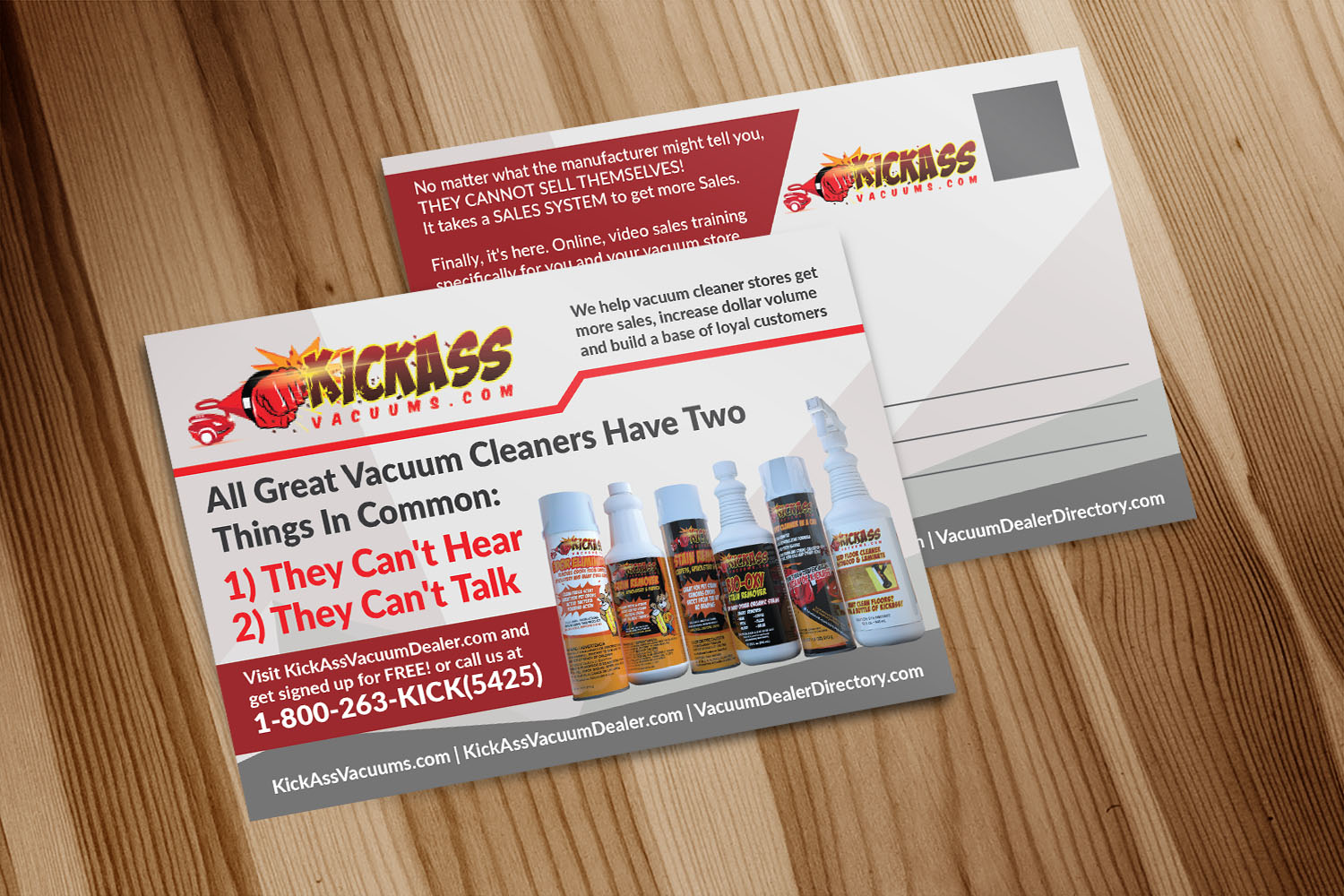 Flyer Design by Deziners Zone for KickAssVacuums.com | Design #15518892