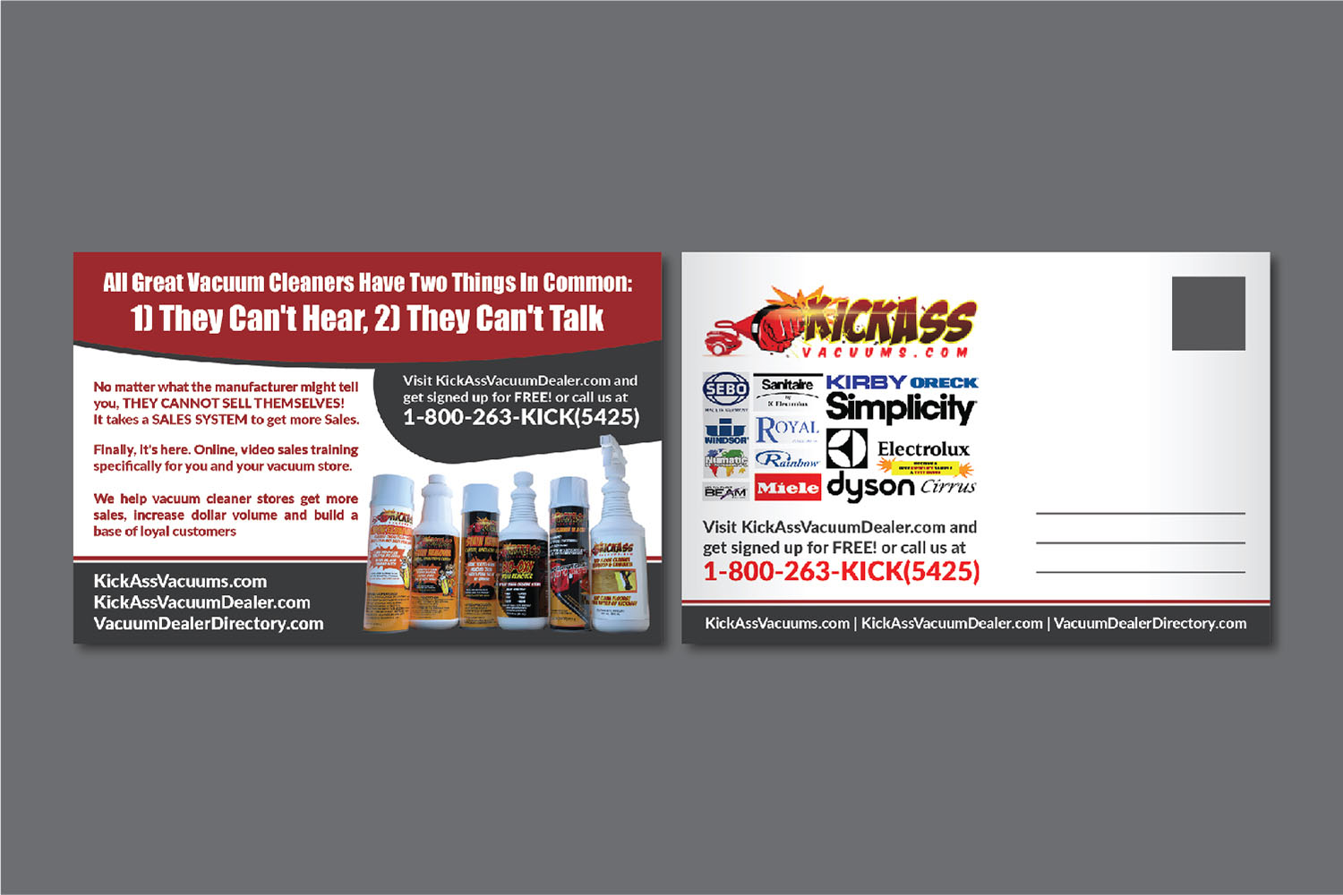 Flyer Design by Deziners Zone for KickAssVacuums.com | Design #15518893