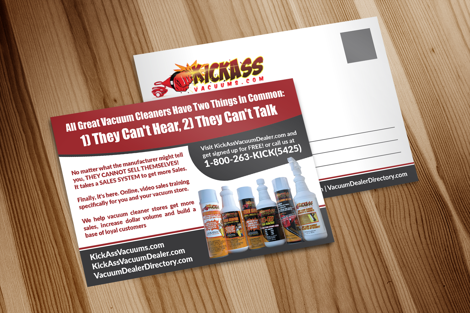 Flyer Design by Deziners Zone for KickAssVacuums.com | Design #15518894