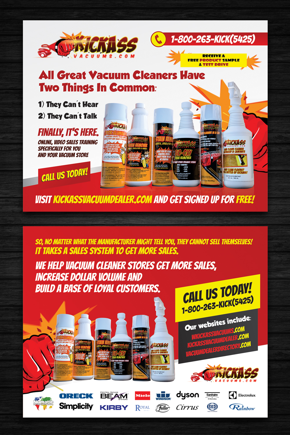 Design de Flyer par OwnDesign pour KickAssVacuums.com | Design #15515872