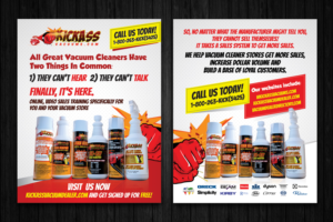 Diseño de Flyer por OwnDesign para KickAssVacuums.com | Diseño: #15516502