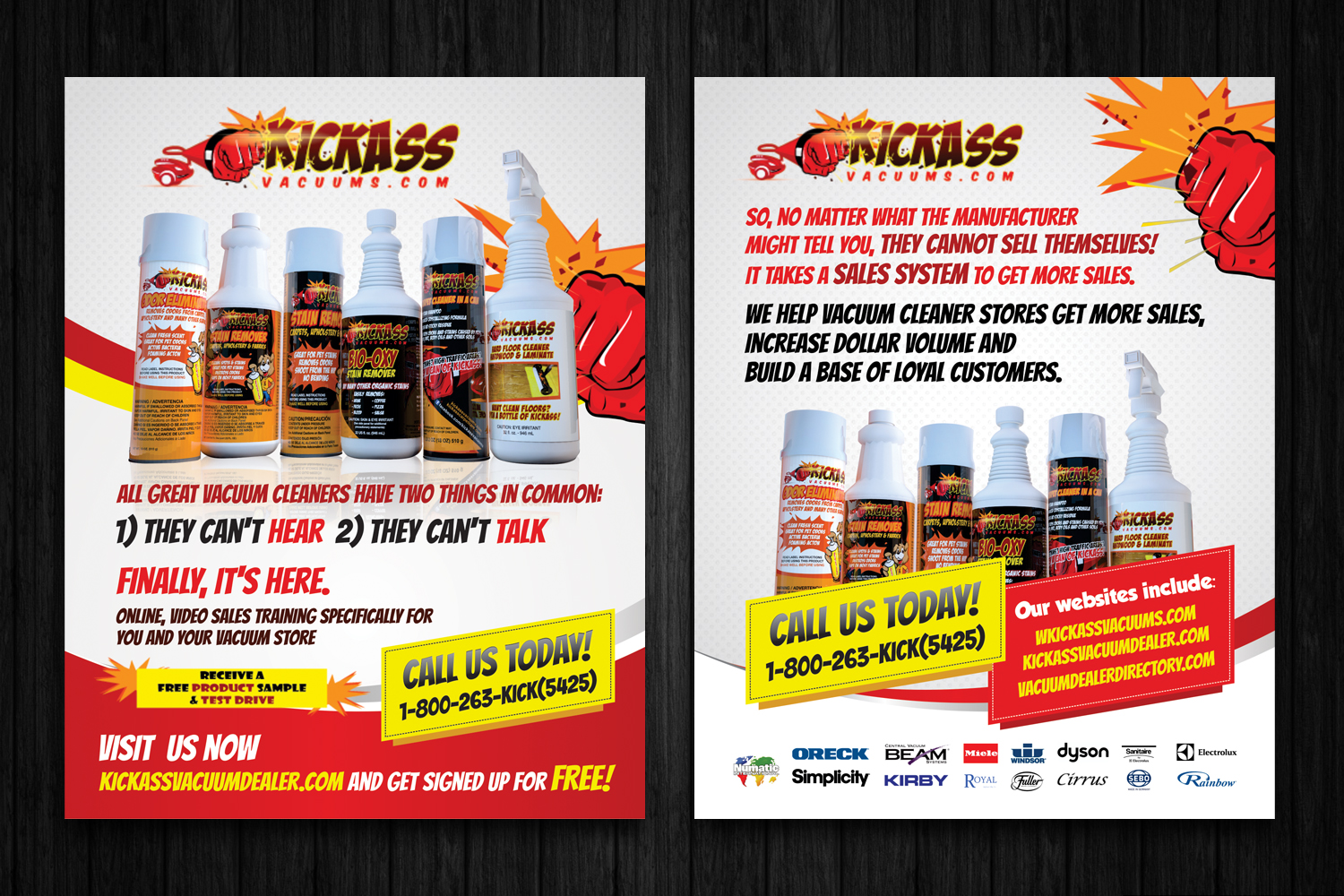 Design de Flyer par OwnDesign pour KickAssVacuums.com | Design #15518017