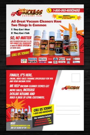 Diseño de Flyer por OwnDesign para KickAssVacuums.com | Diseño: #15526753
