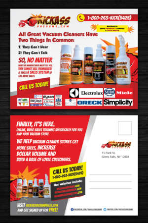 Diseño de Flyer por OwnDesign para KickAssVacuums.com | Diseño: #15532073