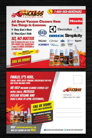 Flyer-Design von OwnDesign für KickAssVacuums.com | Design #15565895