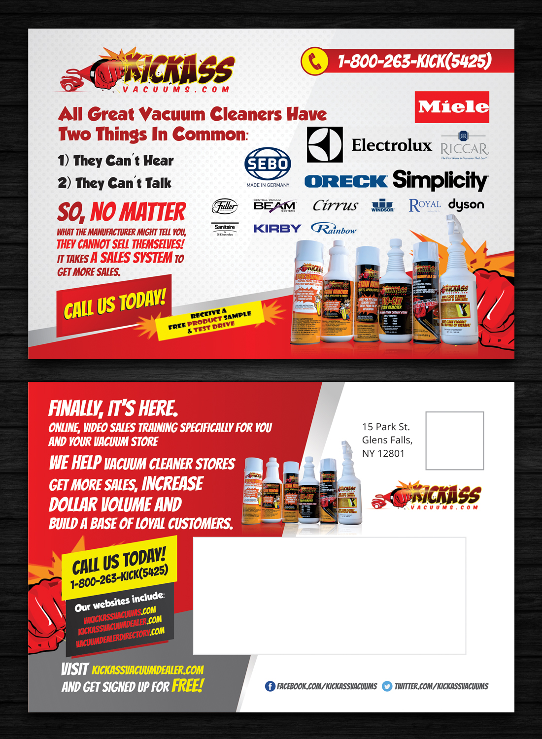 Design de Flyer par OwnDesign pour KickAssVacuums.com | Design #15589567