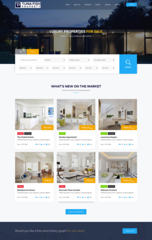 A UK based Lettings and Property Management Company - Tuna Fish Property | Design Wordpress par vedverma1984
