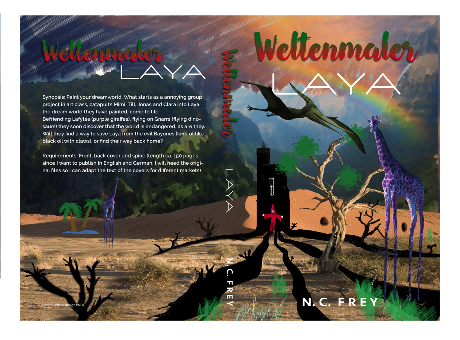 Book Cover Design by illuminati-design for Frau | Design #15609004