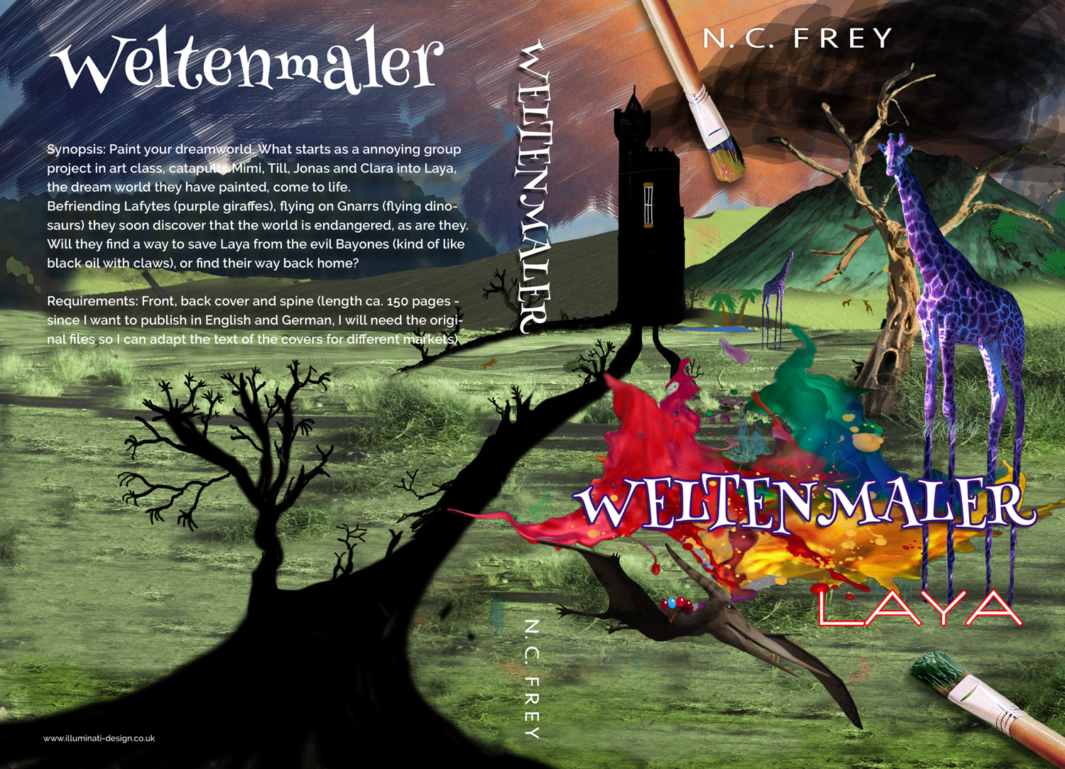 Book Cover Design by illuminati-design for Frau | Design #15666158