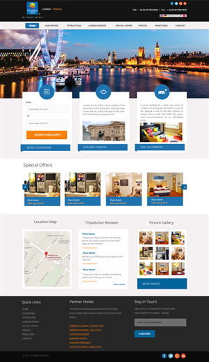 Web Design by designerkochi for Booking Whizz Limited | Design: #2613950