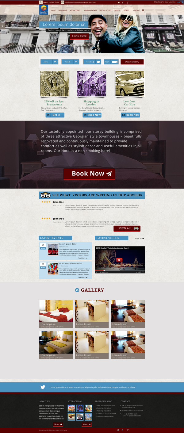 Web Design by Pixie Vyn for Booking Whizz Limited | Design #2653655
