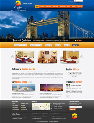 Web Design par Sbss pour Booking Whizz Limited | Design : #2674132