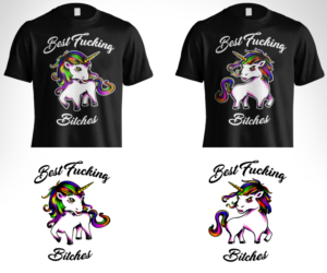 Best Fucking Unicorns BFF T-Shirts | T-shirt Design by Andi Yan