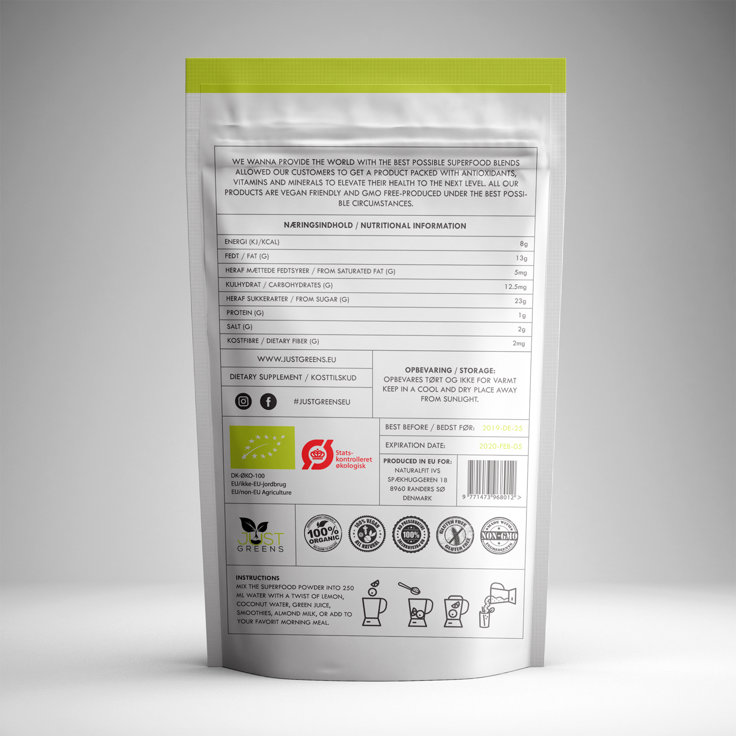 Design Emballage par Ideera pour Naturalfit IVS | Design #15528567
