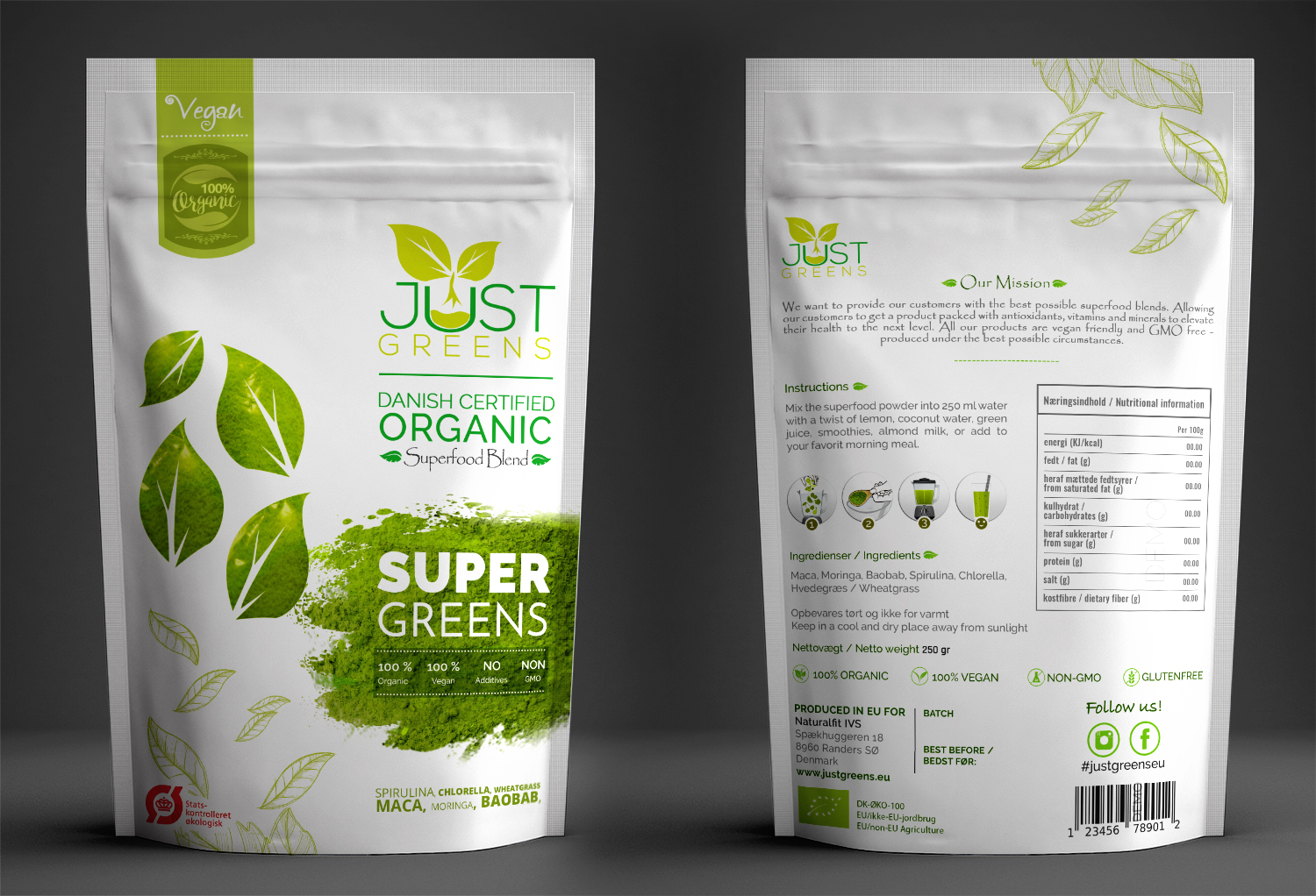 Packaging Design by SAI DESIGNS for Naturalfit IVS | Design #15704695