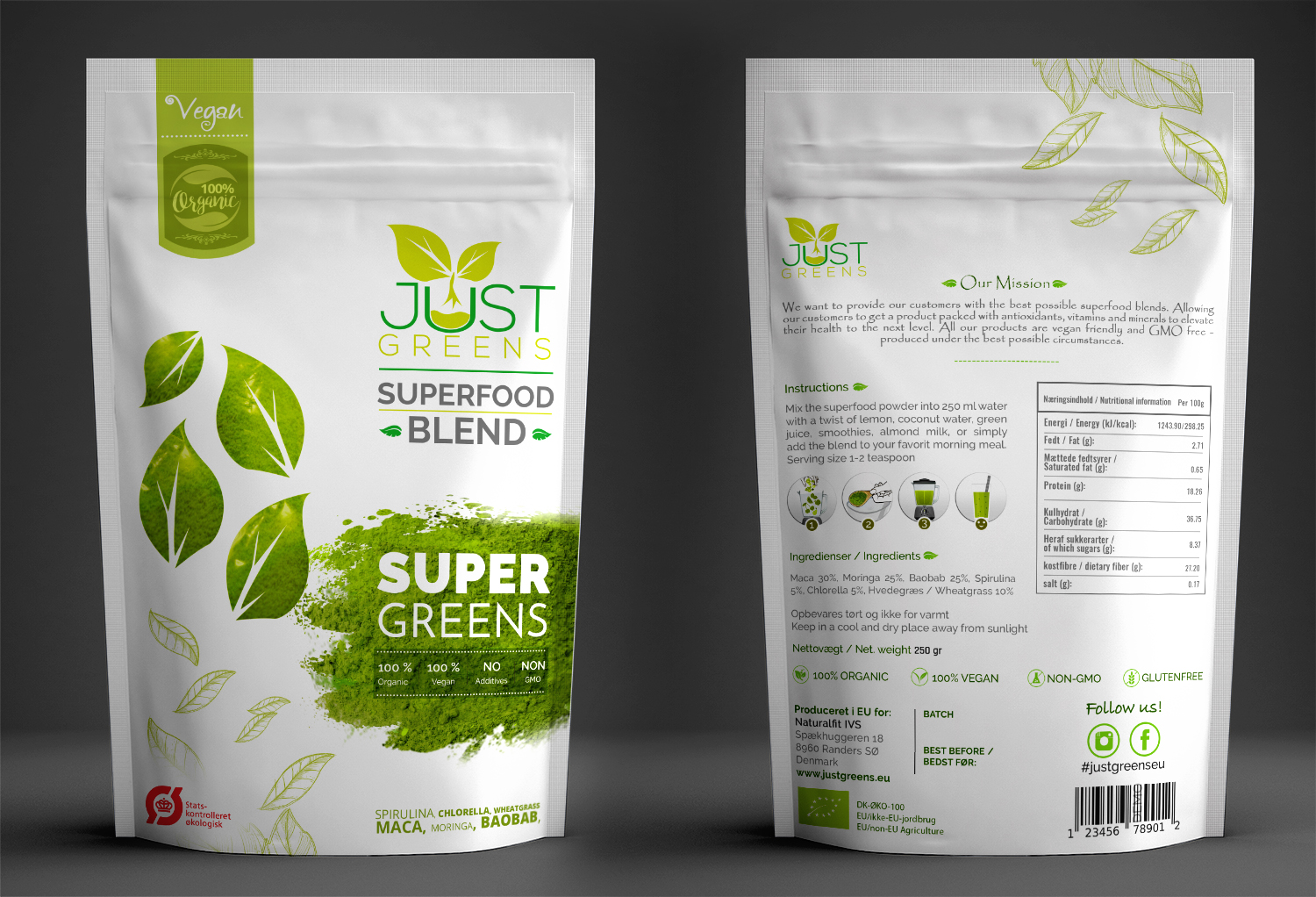 Packaging Design by SAI DESIGNS for Naturalfit IVS | Design #15836066