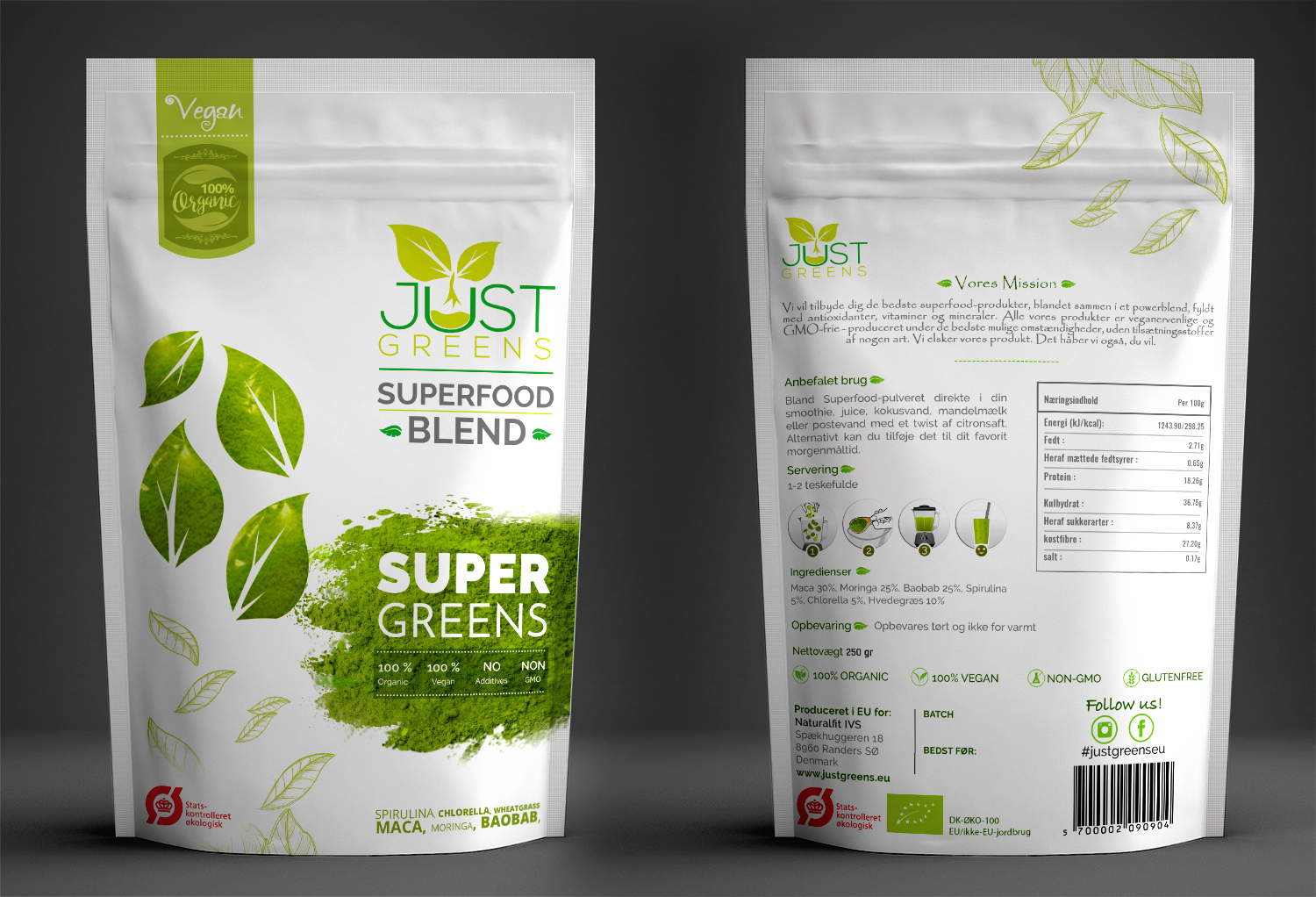 Packaging Design by SAI DESIGNS for Naturalfit IVS | Design #15908653