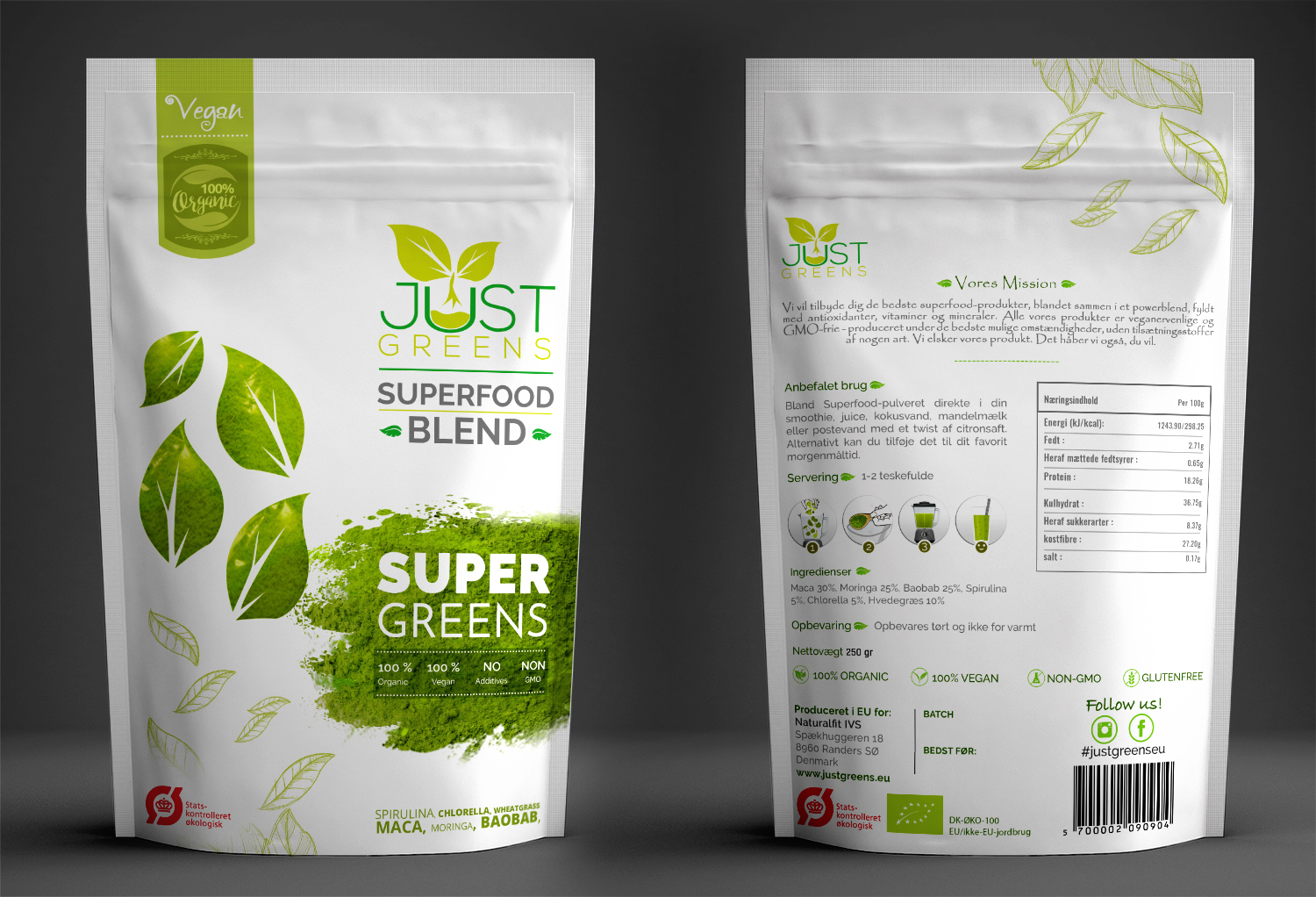 Packaging Design by SAI DESIGNS for Naturalfit IVS | Design #15925765