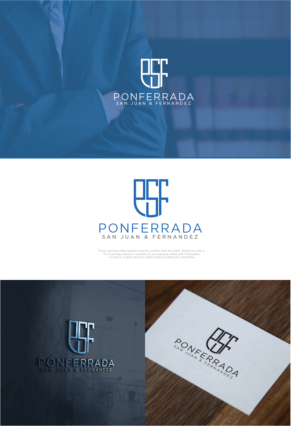 Logo-Design von totaleffects für Ponferrada San Juan & Fernandez | Design #15732621