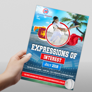 Sri Lankan Cricket Tour For Girls Aged 14-18 in July 2018 | Diseño de Flyer por SAI DESIGNS