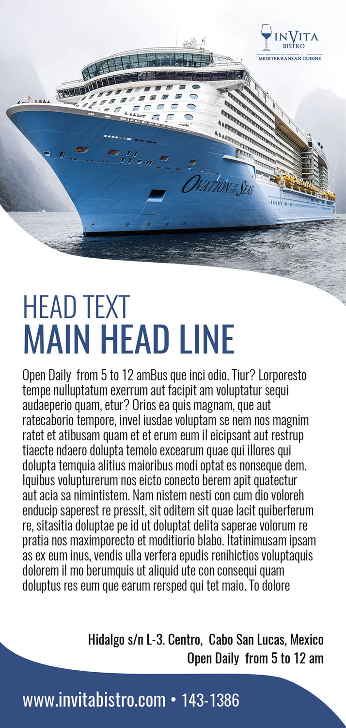 Flyer Design by designgreen for Cabo escape tours | Design #15616137