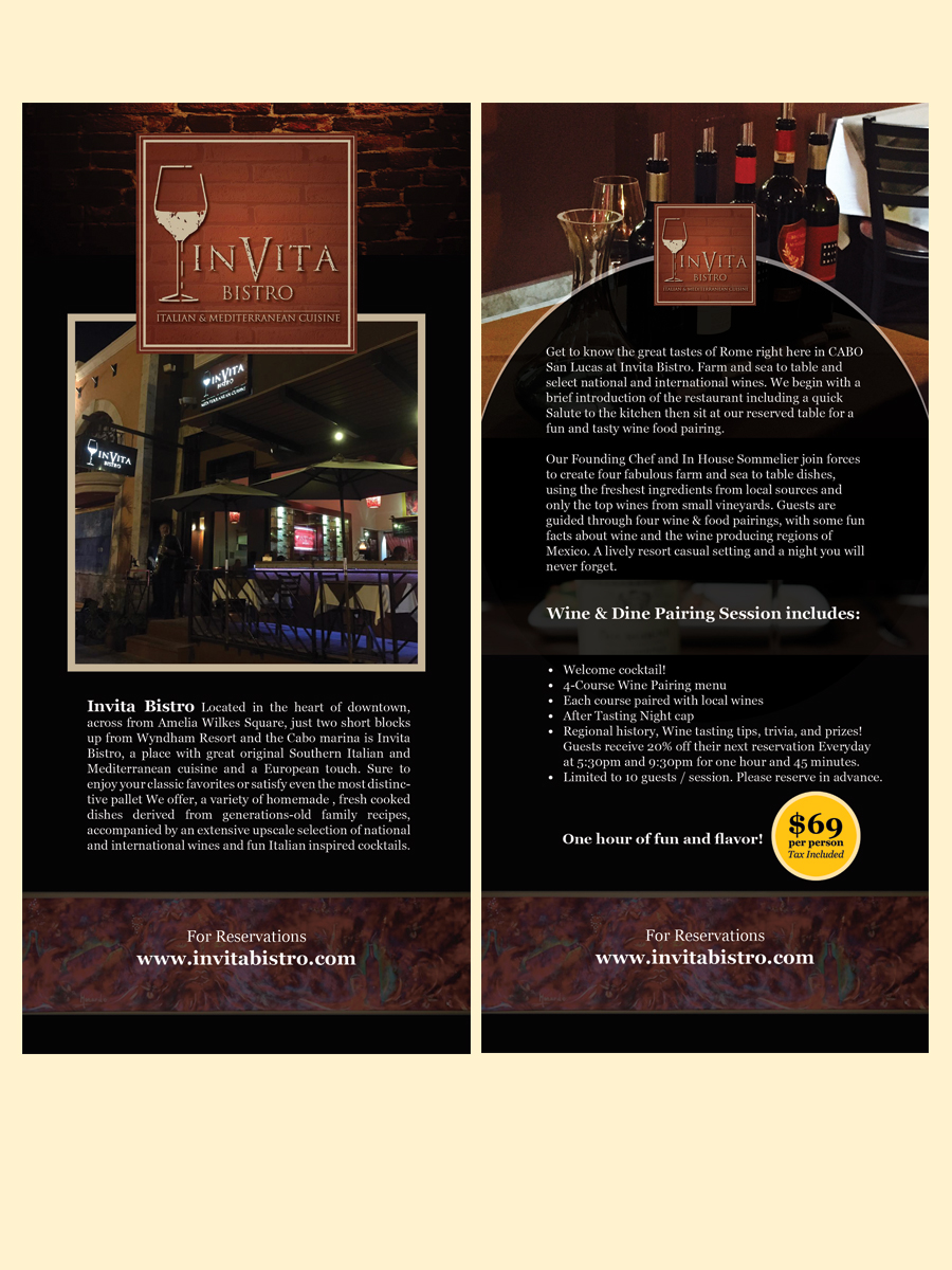 Flyer Design by LeonFX for Cabo escape tours | Design #15633210