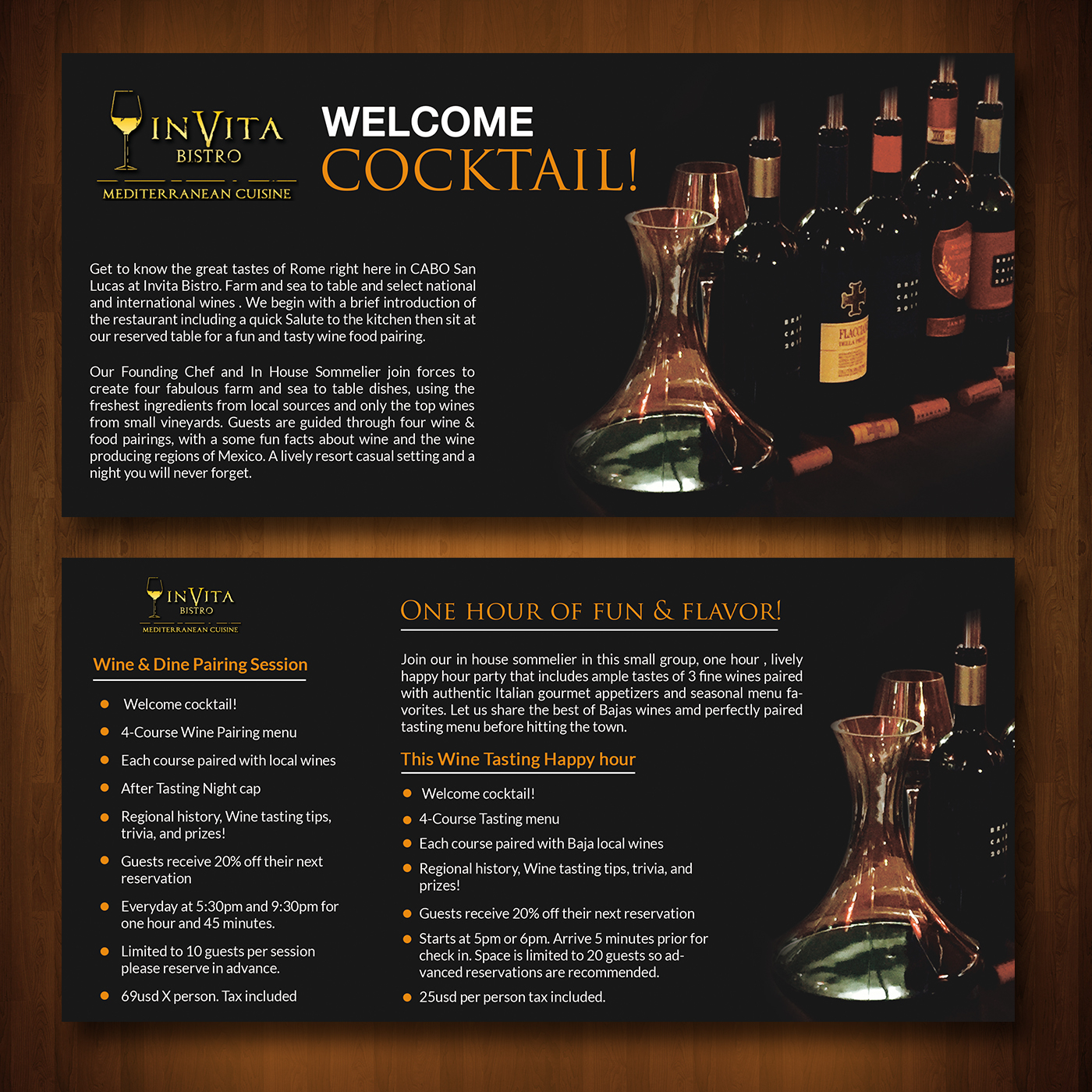 Flyer Design by creative.bugs for Cabo escape tours | Design #15539683