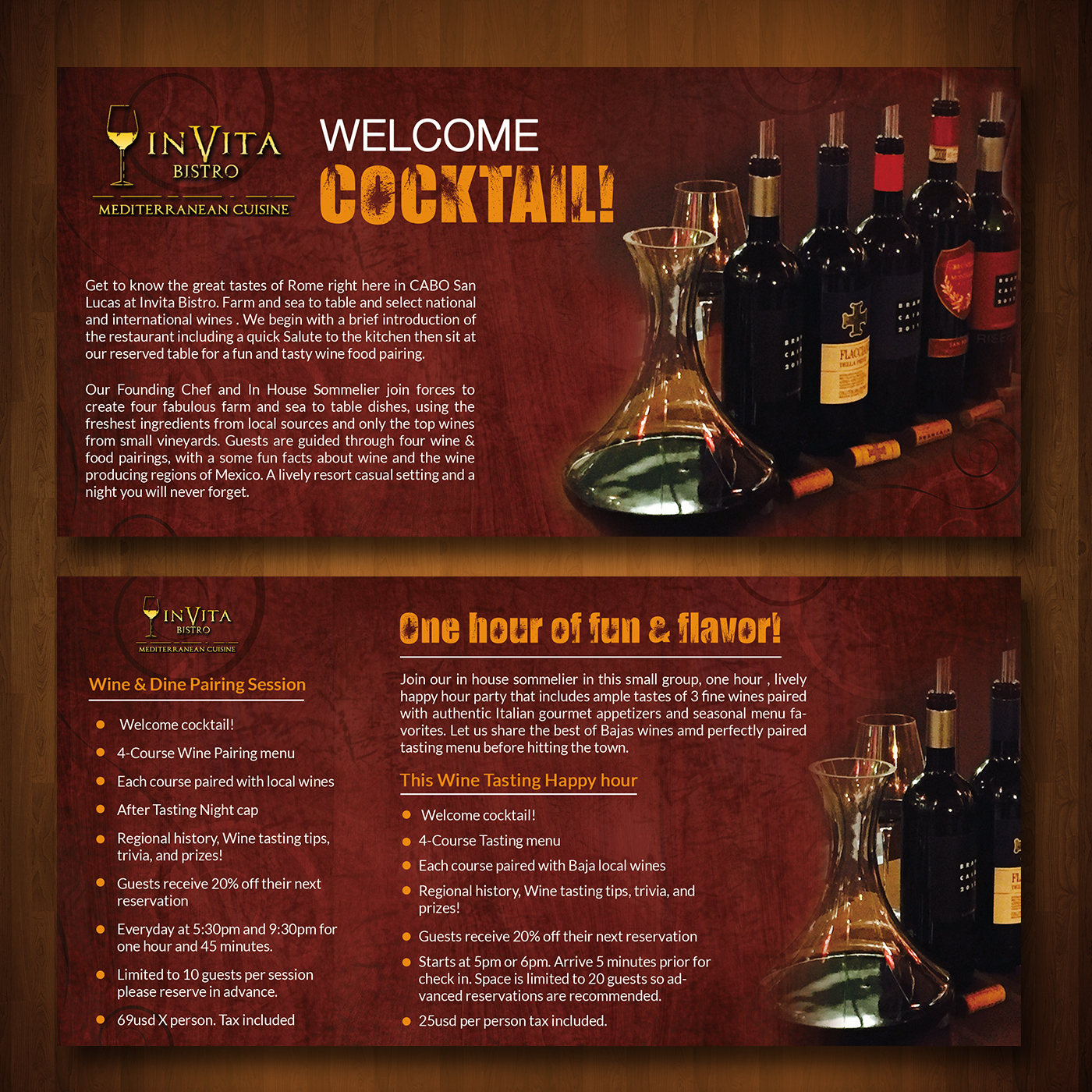 Flyer Design by creative.bugs for Cabo escape tours | Design #15539688