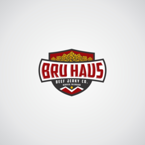 Logo Design by Vikstar for Bru Haus Beef Jerky | Design: #15566814
