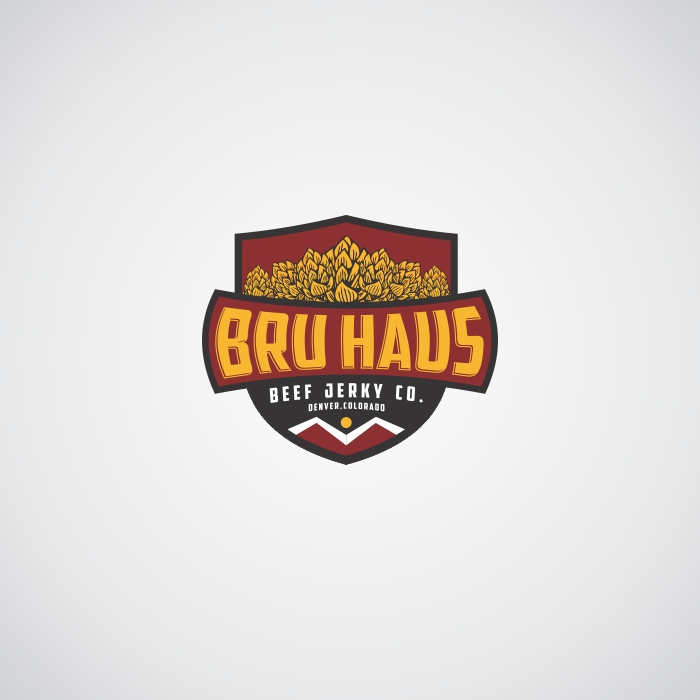 Logo Design by Vikstar for Bru Haus Beef Jerky | Design #15584538