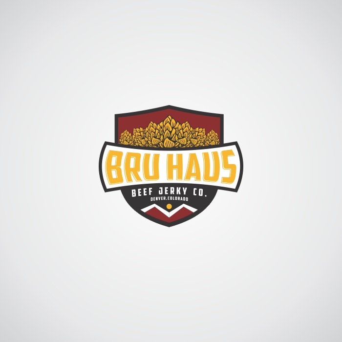 Logo Design by Vikstar for Bru Haus Beef Jerky | Design #15584540