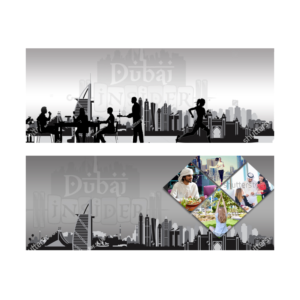 Dubai Insider-Facebook cover photo design for page on whatson in Dubai