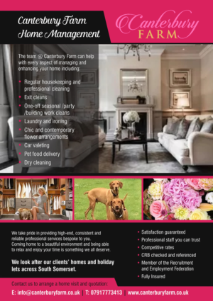 Canterbury Farm Promotional Leaflet | Diseño de Flyer por D Creative