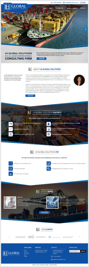 International Business Consulting Company Website | Diseño Wordpress por -Marc-