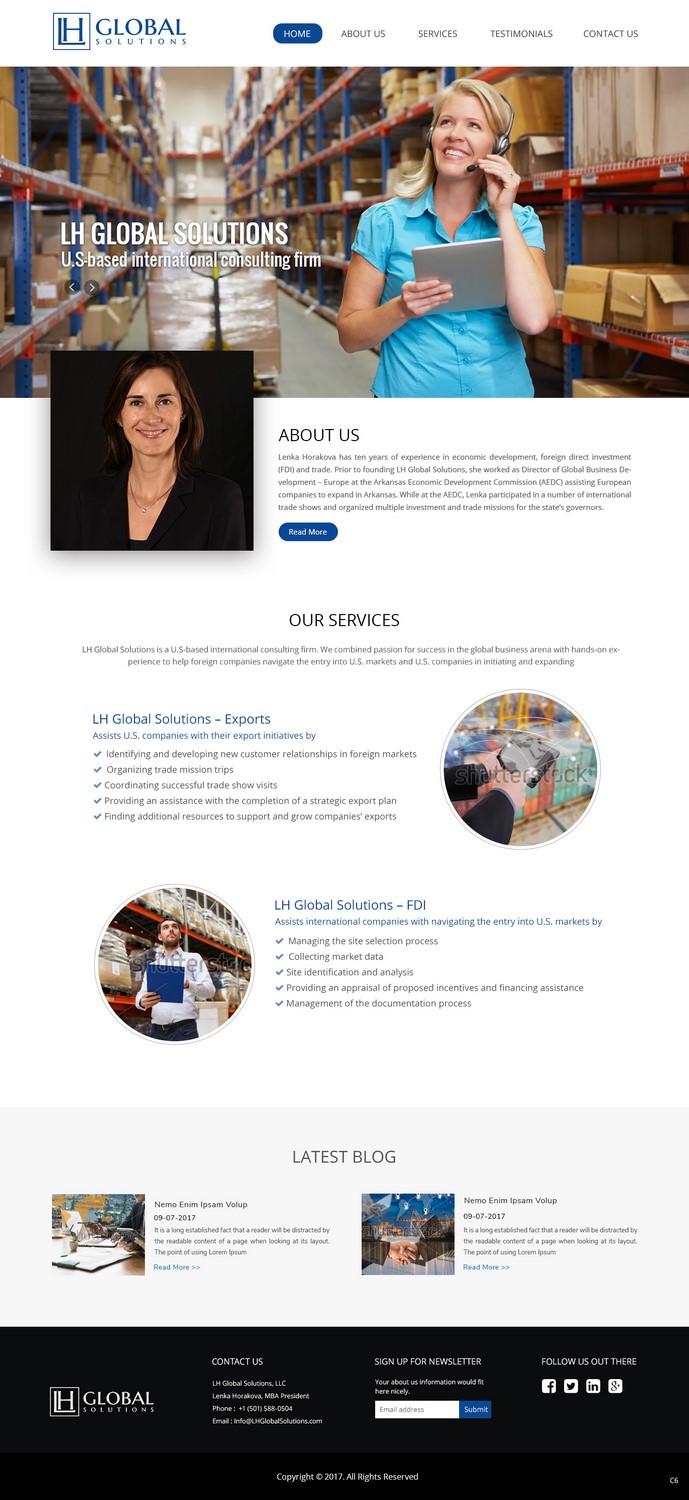 Wordpress Design by pb for this project | Design #15558948