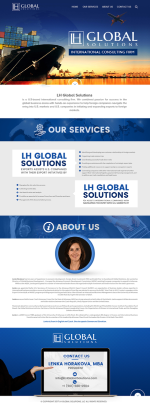 International Business Consulting Company Website | Diseño Wordpress por SAI DESIGNS