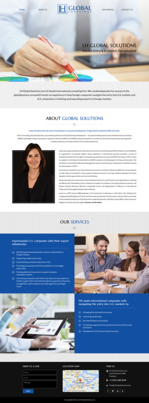 International Business Consulting Company Website | Diseño Wordpress por jdv