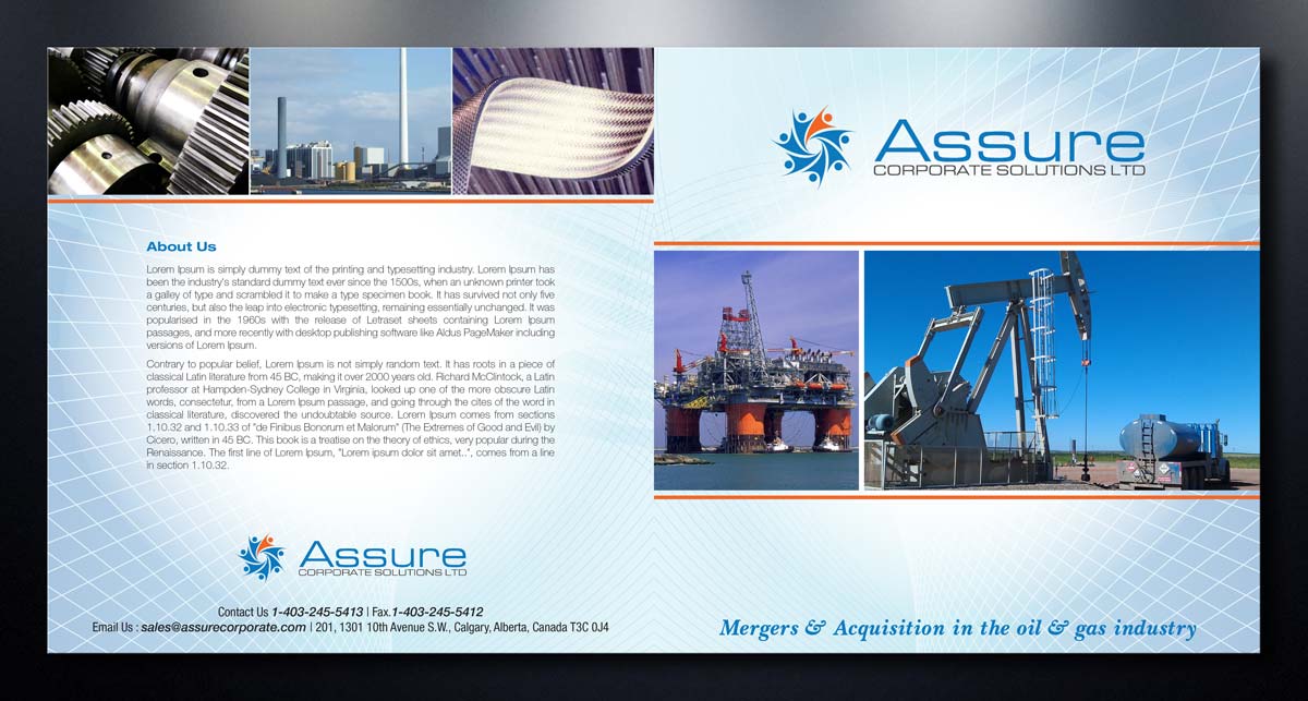 Broschüren-Design von theblueart für dieses Projekt | Design #2601846