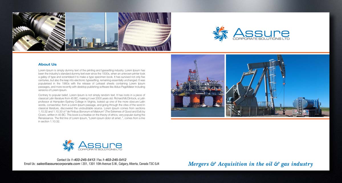 Broschüren-Design von theblueart für dieses Projekt | Design #2601855