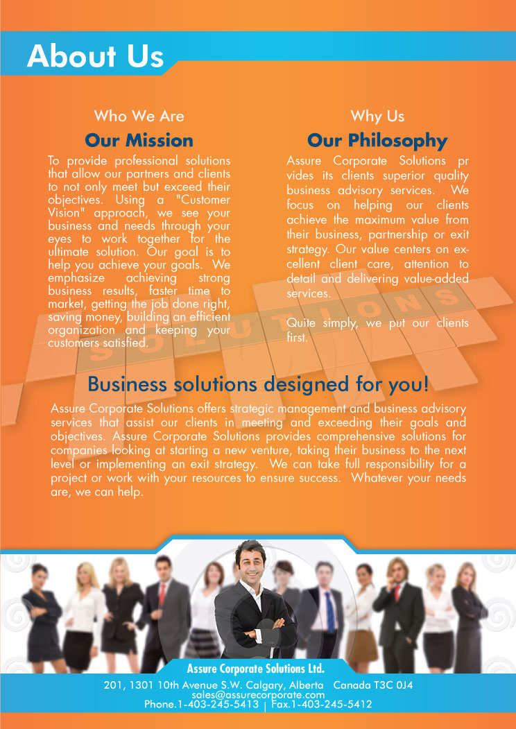 Brochure Design by Impressive Solutions for this project | Design #2651060