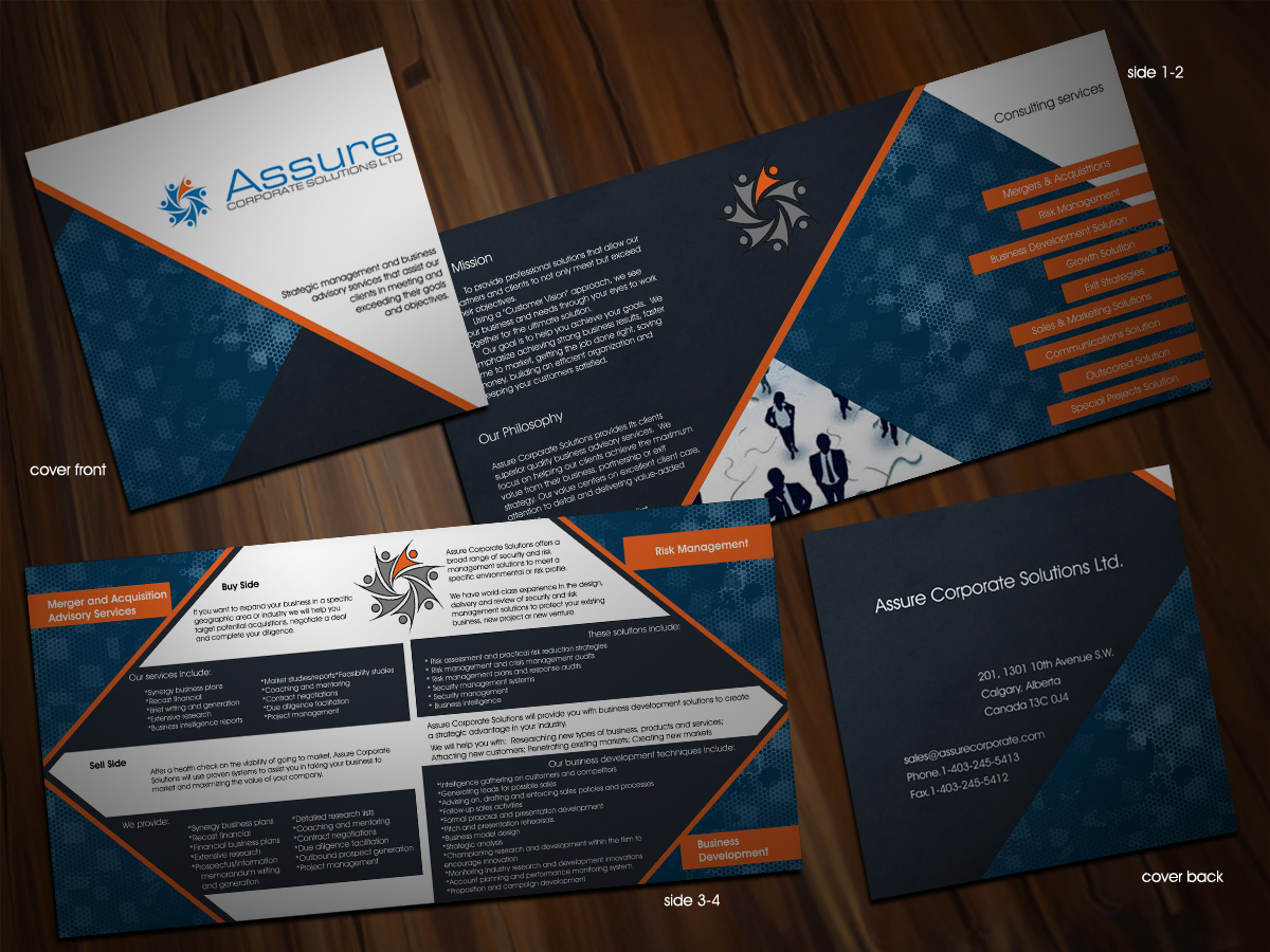Brochure Design by Scorpius design for this project | Design #2641639