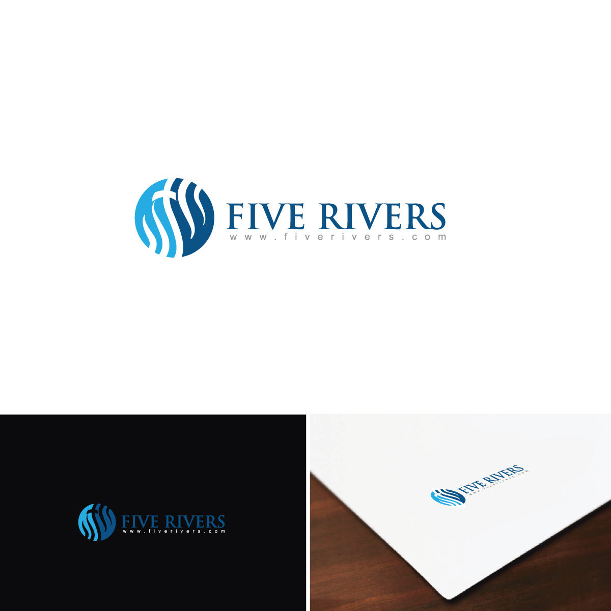 Logo Design by e-graphics for Five Rivers Baptist Network | Design #15554213
