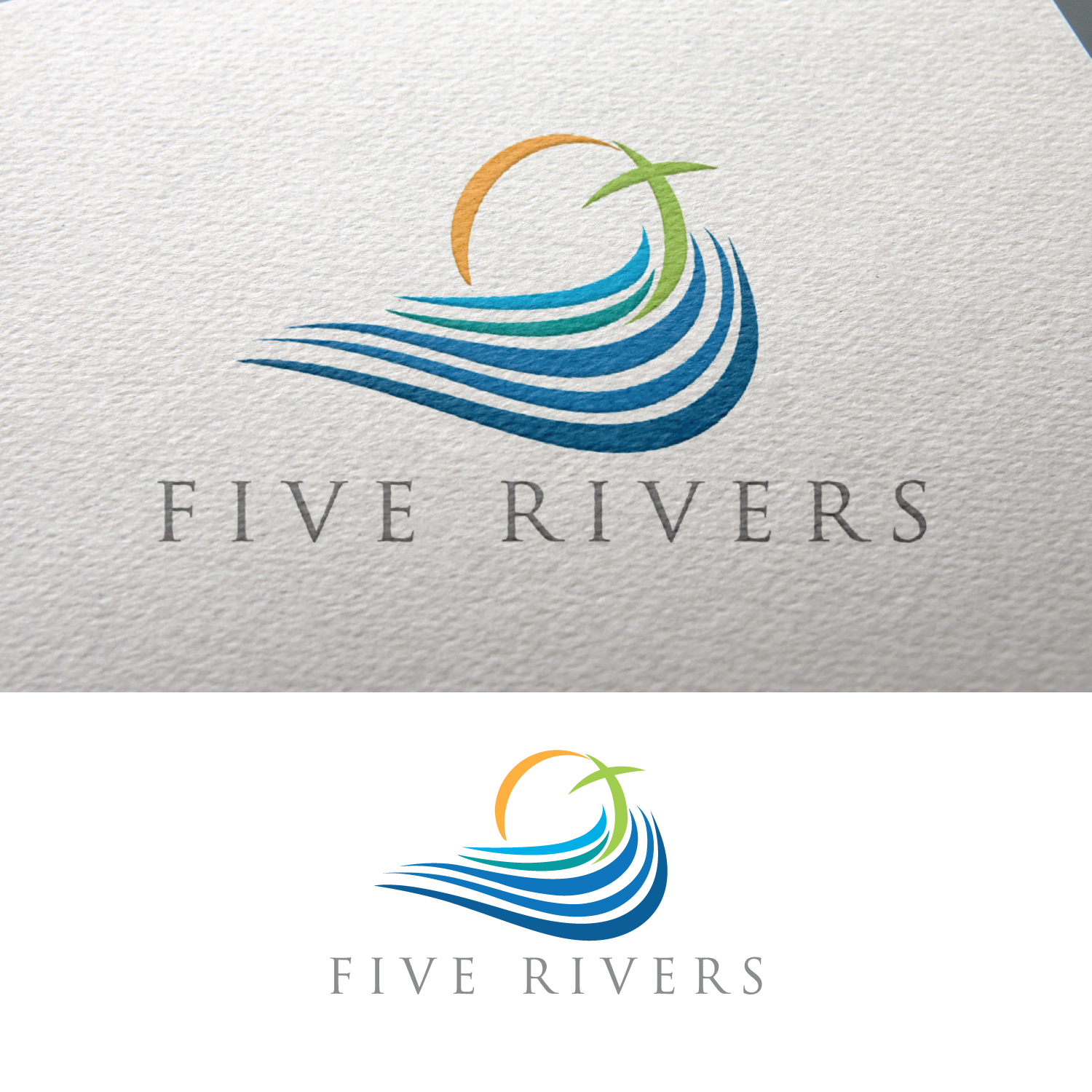Logo Design by concepts for Five Rivers Baptist Network | Design #15574590