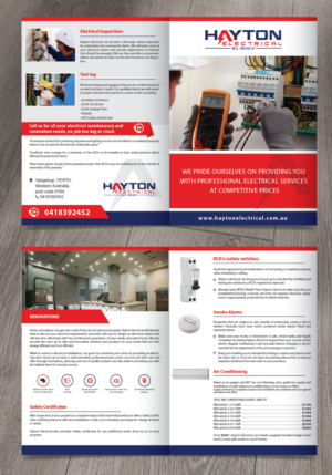 broucher for electrical contracting buisness | Design de Brochure par alex989
