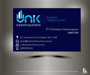 Business Card Design by Rohan Alexander for this project | Design: #2652433