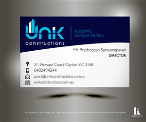 Business Card Design by Rohan Alexander for this project | Design: #2652648