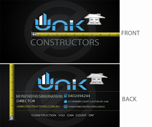 Business Card Design by Ahmer Mir