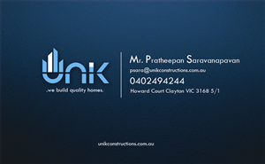 Business Card Design by dharshan daron