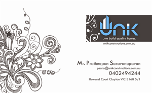 Business Card Design by dharshan daron for this project | Design: #2636933