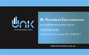 Business Card Design by dharshan daron for this project | Design: #2637040